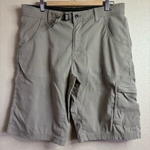PrAna Stretch Zion Shorts Men size 34Wx12L